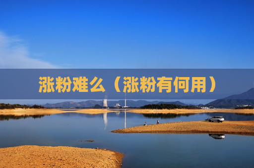 涨粉难么（涨粉有何用）