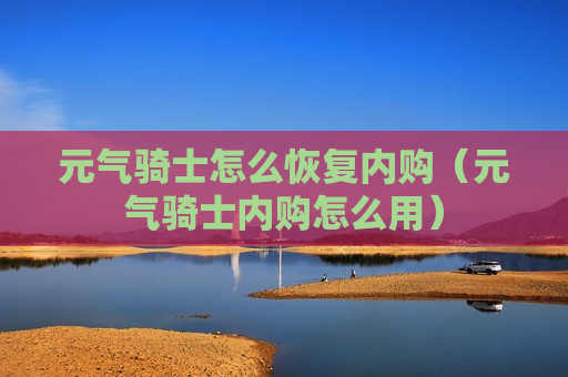 元气骑士怎么恢复内购（元气骑士内购怎么用）