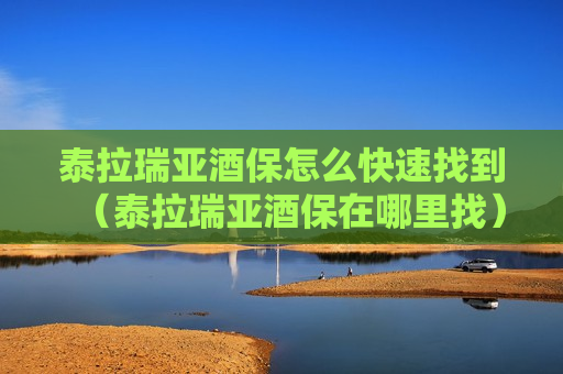 泰拉瑞亚酒保怎么快速找到（泰拉瑞亚酒保在哪里找）