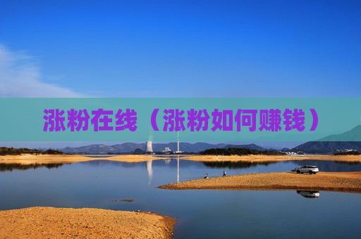 涨粉在线（涨粉如何赚钱）