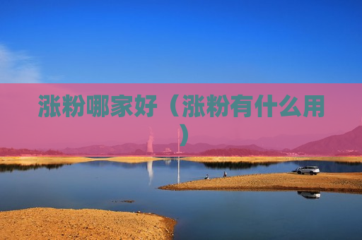 涨粉哪家好（涨粉有什么用）