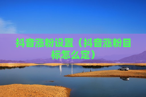 抖音涨粉设置（抖音涨粉目标怎么定）