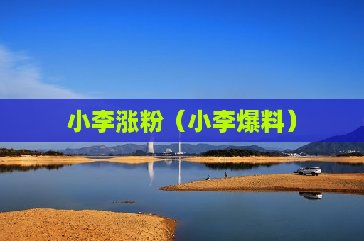小李涨粉（小李爆料）