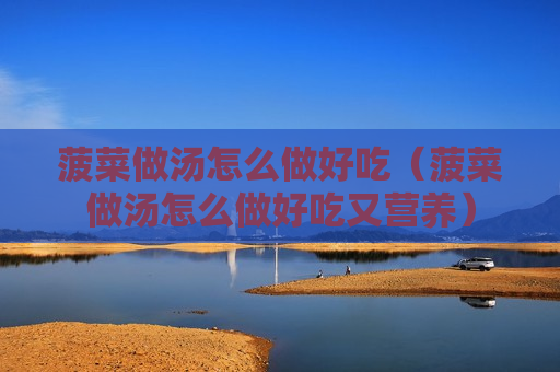 菠菜做汤怎么做好吃（菠菜做汤怎么做好吃又营养）