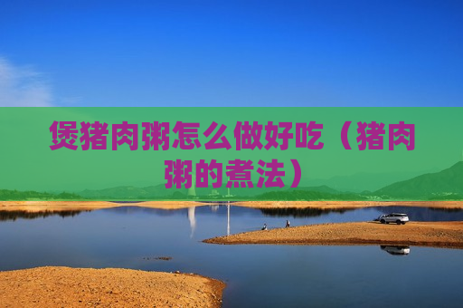煲猪肉粥怎么做好吃（猪肉粥的煮法）
