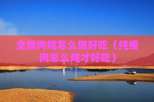 全瘦肉炖怎么做好吃（纯瘦肉怎么炖才好吃）