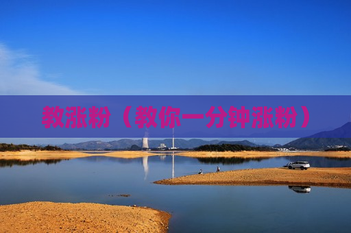 教涨粉（教你一分钟涨粉）