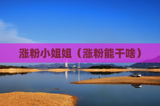 涨粉小姐姐（涨粉能干啥）