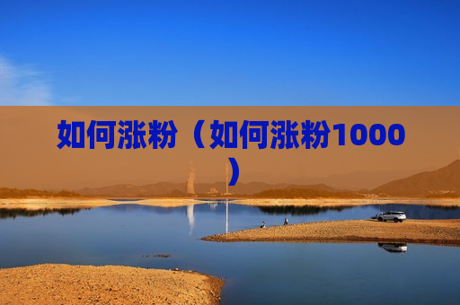 如何涨粉（如何涨粉1000）