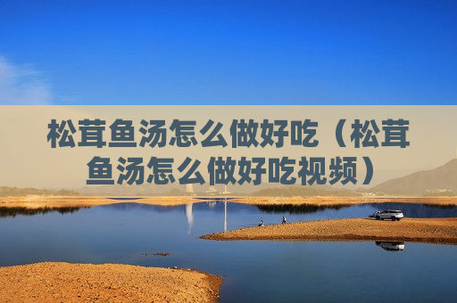 松茸鱼汤怎么做好吃（松茸鱼汤怎么做好吃视频）