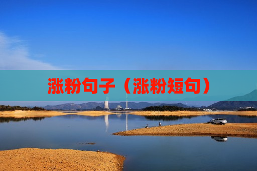 涨粉句子（涨粉短句）
