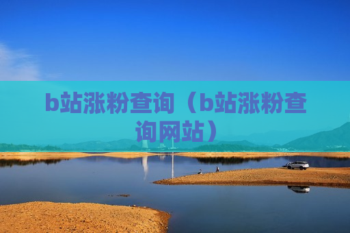 b站涨粉查询（b站涨粉查询网站）