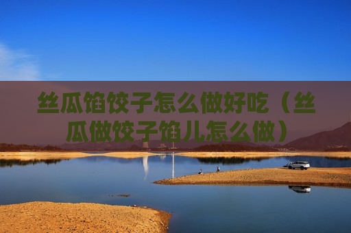 丝瓜馅饺子怎么做好吃（丝瓜做饺子馅儿怎么做）