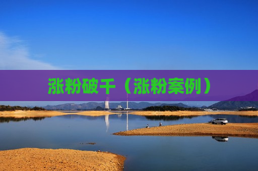 涨粉破千（涨粉案例）