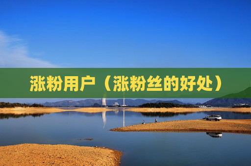 涨粉用户（涨粉丝的好处）