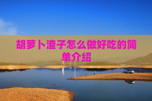 胡萝卜渣子怎么做好吃的简单介绍