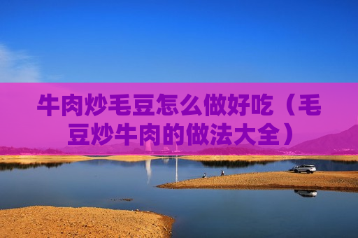 牛肉炒毛豆怎么做好吃（毛豆炒牛肉的做法大全）