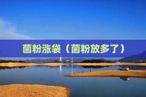 菌粉涨袋（菌粉放多了）
