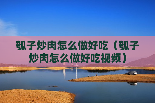 瓠子炒肉怎么做好吃（瓠子炒肉怎么做好吃视频）