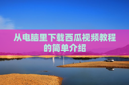 从电脑里下载西瓜视频教程的简单介绍