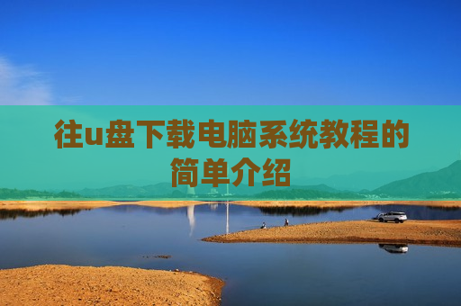 往u盘下载电脑系统教程的简单介绍