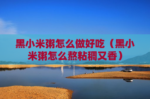 黑小米粥怎么做好吃（黑小米粥怎么熬粘稠又香）