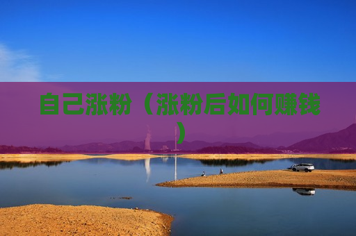 自己涨粉（涨粉后如何赚钱）