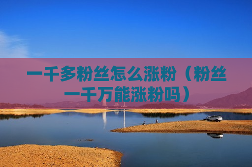 一千多粉丝怎么涨粉（粉丝一千万能涨粉吗）