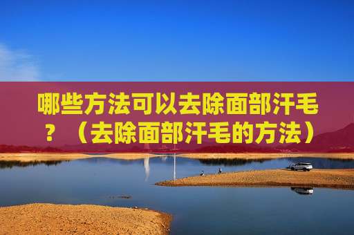 哪些方法可以去除面部汗毛？（去除面部汗毛的方法）
