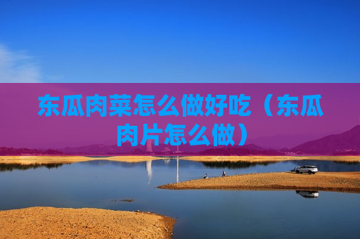 东瓜肉菜怎么做好吃（东瓜肉片怎么做）
