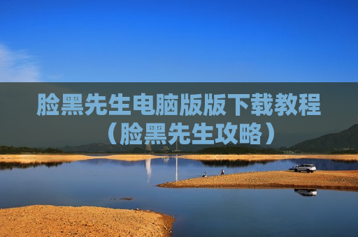 脸黑先生电脑版版下载教程（脸黑先生攻略）