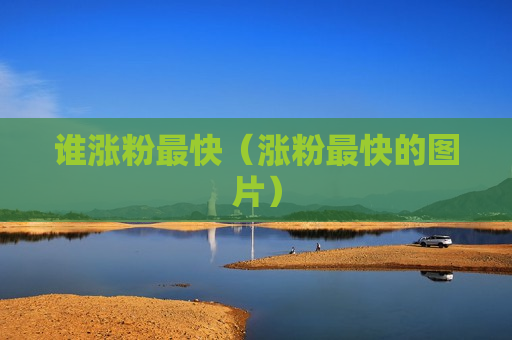 谁涨粉最快（涨粉最快的图片）