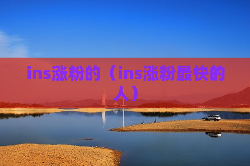 ins涨粉的（ins涨粉最快的人）