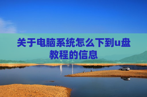 关于电脑系统怎么下到u盘教程的信息