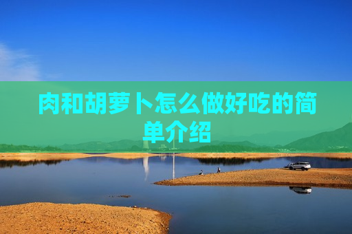 肉和胡萝卜怎么做好吃的简单介绍