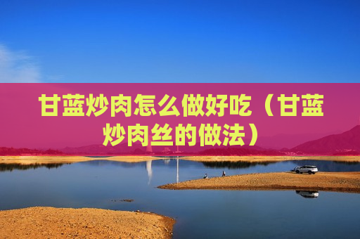 甘蓝炒肉怎么做好吃（甘蓝炒肉丝的做法）