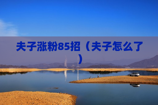 夫子涨粉85招（夫子怎么了）