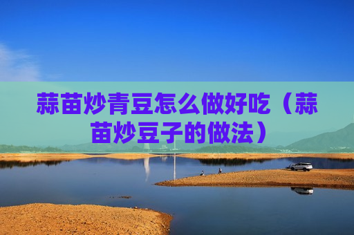 蒜苗炒青豆怎么做好吃（蒜苗炒豆子的做法）