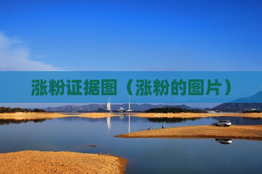 涨粉证据图（涨粉的图片）