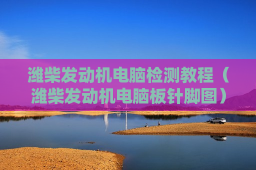 潍柴发动机电脑检测教程（潍柴发动机电脑板针脚图）