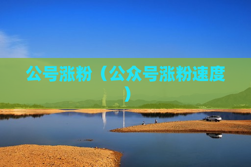 公号涨粉（公众号涨粉速度）