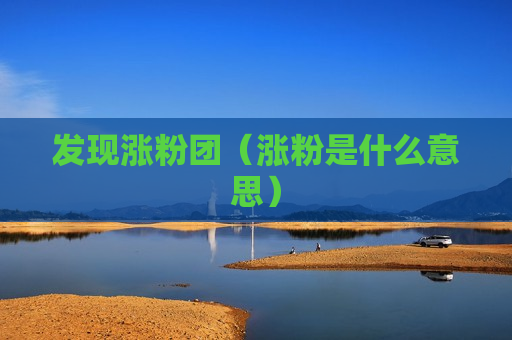 发现涨粉团（涨粉是什么意思）