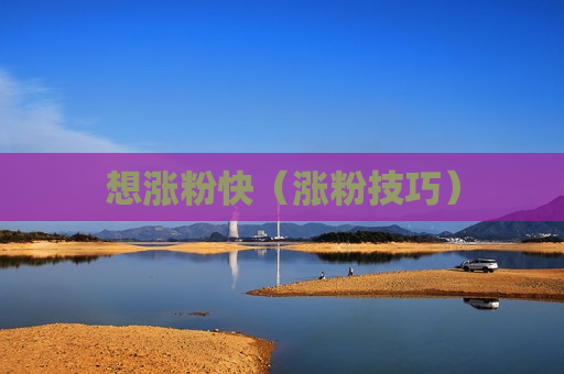想涨粉快（涨粉技巧）