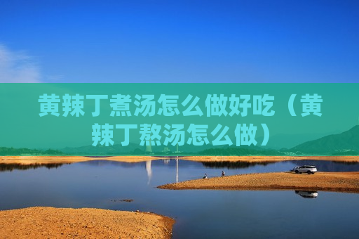 黄辣丁煮汤怎么做好吃（黄辣丁熬汤怎么做）