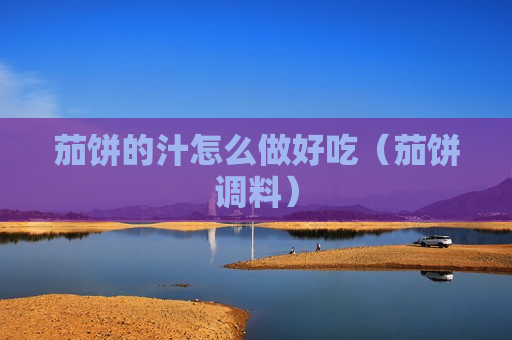 茄饼的汁怎么做好吃（茄饼调料）