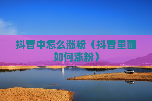 抖音中怎么涨粉（抖音里面如何涨粉）