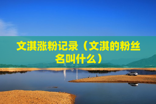 文淇涨粉记录（文淇的粉丝名叫什么）