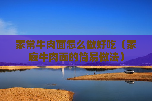 家常牛肉面怎么做好吃（家庭牛肉面的简易做法）