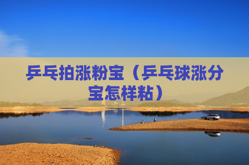 乒乓拍涨粉宝（乒乓球涨分宝怎样粘）