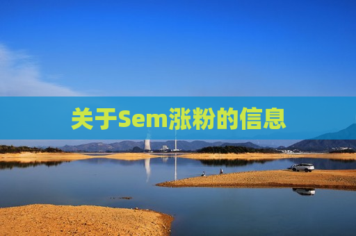 关于Sem涨粉的信息